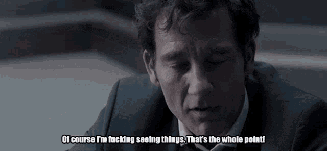 Clive Owen Seeing Things GIF - Clive Owen Seeing Things Of Course GIFs