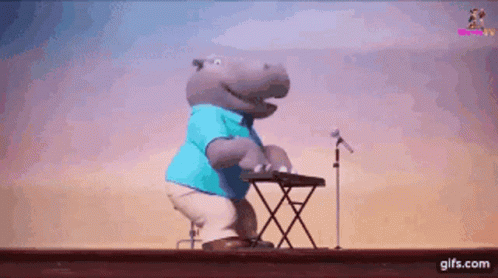 Hippo Sing GIF - Hippo Sing Singing GIFs