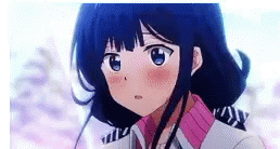 Anime Blush GIF - Anime Blush Windy GIFs