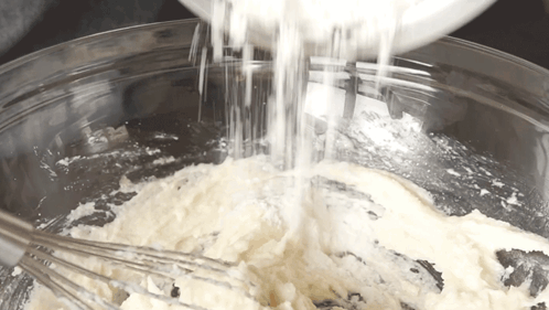 Adding Flour Two Plaid Aprons GIF