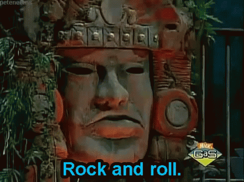 Rock And Roll! GIF - Rock And Roll Nickelodeon Olmec GIFs