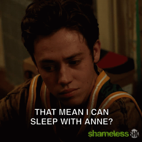 That Mean I Can Sleep With Ann Question GIF - That Mean I Can Sleep With Ann Question Surprised GIFs