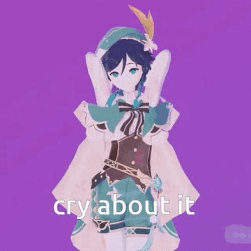 Cry About It Venti Genshin Impact GIF - Cry About It Venti Genshin Impact Venti GIFs