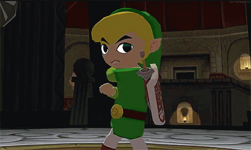 Link GIF - Zelda Sword Videogames GIFs