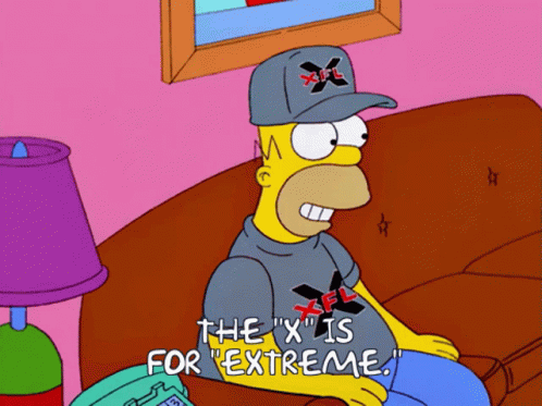 Xfl Xtreme GIF - Xfl Xtreme Simpsons GIFs