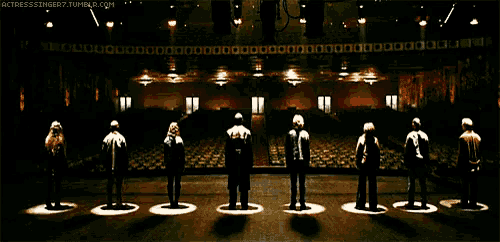 a group of people standing on a stage with the words actresssinger7.tumblr.com in the corner