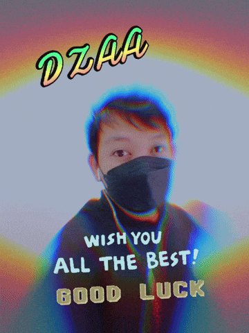 dzlaa wish you all the best good luck with a man wearing a mask