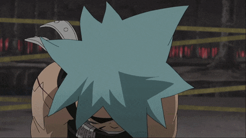 a cartoon character with a star on his head and a black tank top