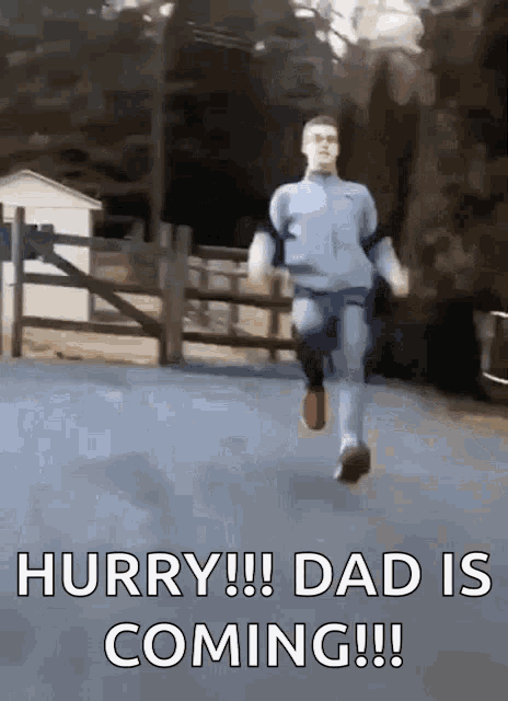 Dad Running GIF - Dad Running Hide GIFs