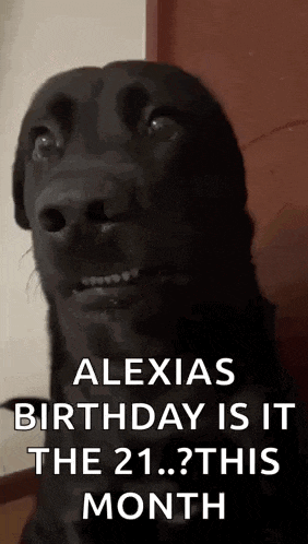alexia 's birthday is it the 21st ? this month