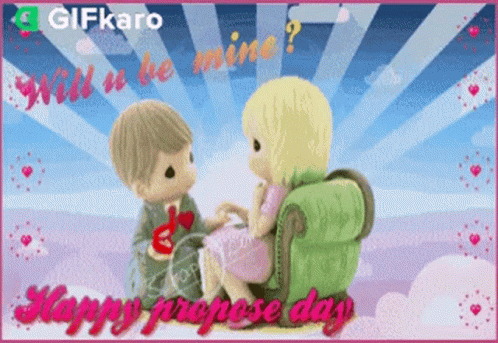 Happy Propose Day Gifkaro GIF - Happy Propose Day Gifkaro Will You Be Mine GIFs