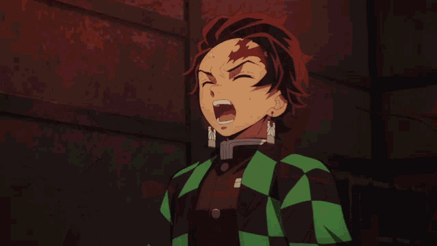 a cartoon character is making a surprised face
