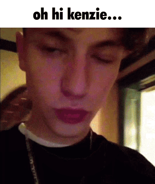 Oh Hi Kenzie Bladee GIF - Oh Hi Kenzie Bladee Mackenzie GIFs