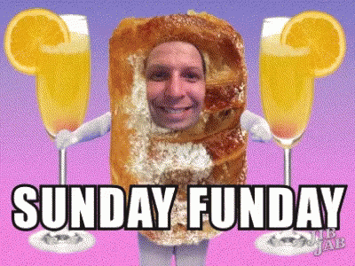 Sunday Funday Pastry GIF - Sunday Funday Pastry Dance GIFs