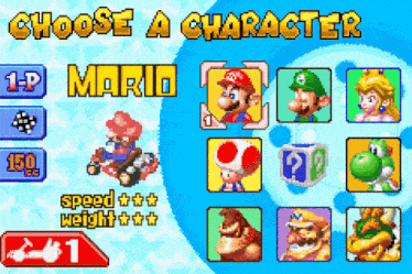Mario Kart Super Circuit Game Boy Advance GIF - Mario Kart Super Circuit Game Boy Advance Nintendo GIFs