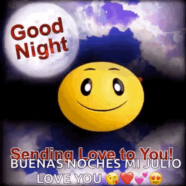 a smiley face is sending love to you !