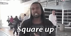 Kanye Square Up GIF - Kanye Square Up Paparazzi GIFs