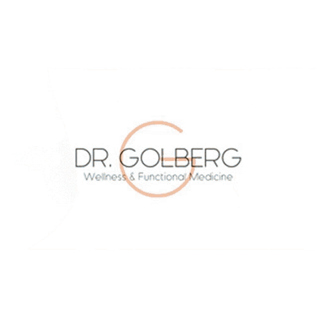 a before and after photo of a woman 's face with dr golberg written below it