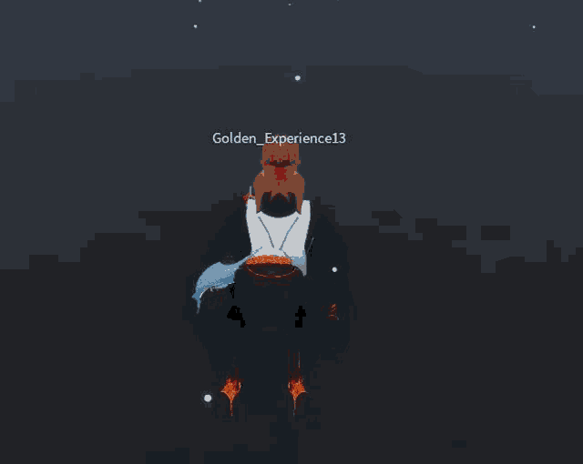 a screenshot of a video game with the name golden experience13 on it