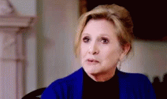 Carrie Fisher Star Wars GIF - Carrie Fisher Star Wars Yes GIFs