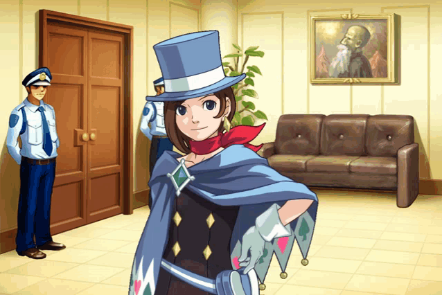 Nobody Cares Ace Attorney GIF - Nobody Cares Ace Attorney Trucy Wright GIFs