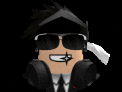 a roblox character wearing sunglasses and headphones with the name pizda above him