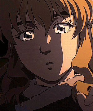 a close up of a girl 's face with a shadow on it