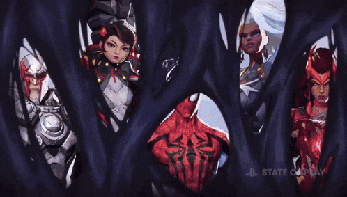 a video game advertisement for state of play shows a monster