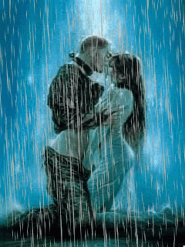 Rain Kiss GIF - Rain Kiss Love GIFs