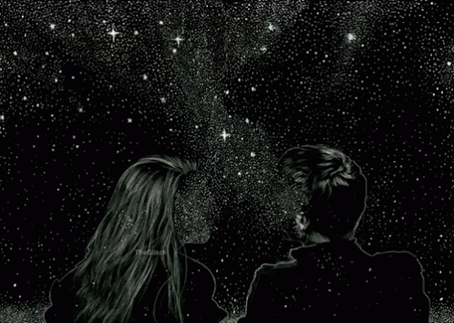 Space Couple GIF - Space Couple Stars GIFs