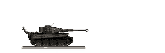a cartoon drawing of a tank with a flame coming out of its cannon