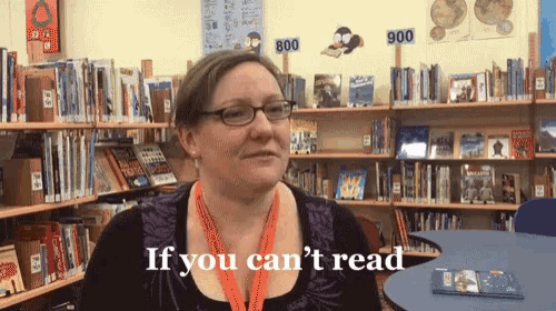 Reading Library GIF - Reading Library Librarian GIFs