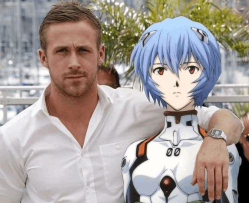 Ryan Gosling Rei Ayanami Meme - Ryan gosling Rei ayanami Ryan gosling ...