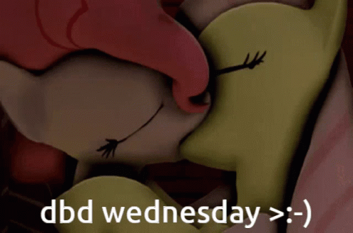 Dbd Wednesday GIF - Dbd Wednesday Kiss GIFs