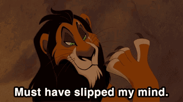 a picture of scar from the lion king giving a thumbs up