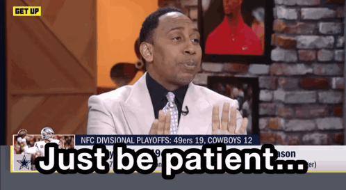 Stephen A Smith Just Wait GIF - Stephen A Smith Just Wait Be Patient GIFs