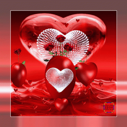 Red Sparkling GIF - Red Sparkling Hearts GIFs