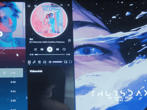 a computer screen shows a video of a song called rol