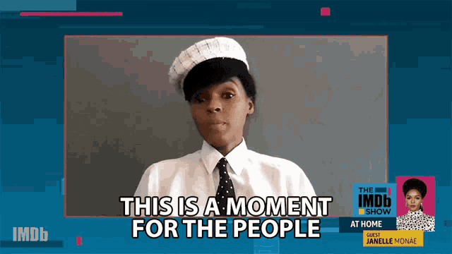 This Is A Moment For The Poeple To Help The People GIF - This Is A Moment For The Poeple To Help The People Janelle Monae GIFs