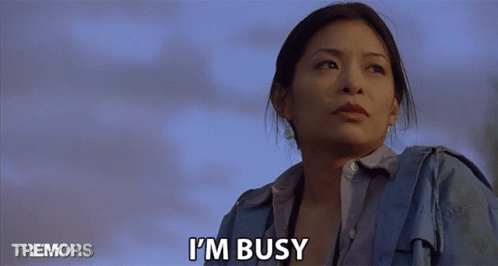Im Busy Susan Chuang GIF - Im Busy Susan Chuang Jodi Chang GIFs