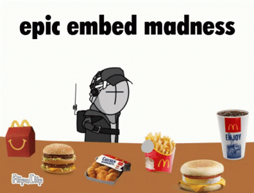 Epic Embed Madness Epic GIF - Epic Embed Madness Epic Embed GIFs