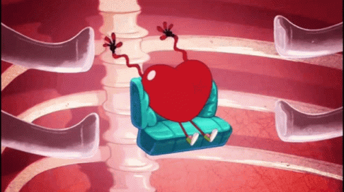 Heart Beating Out Of Chest GIF - Heart Beating Out Of Chest Cartoon GIFs