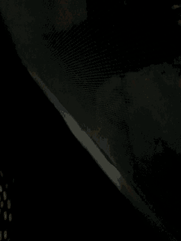 a black background with a white stripe on the right side