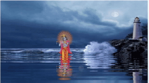 Lord Krishna Solemn GIF - Lord Krishna Solemn God GIFs