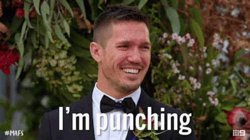 Im Punching Married At First Sight GIF - Im Punching Married At First Sight Im Fighting GIFs