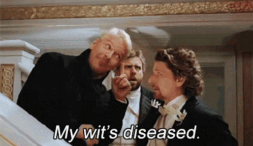 My Wits Diseased Hamlet GIF - My Wits Diseased Hamlet Kenneth Branagh GIFs