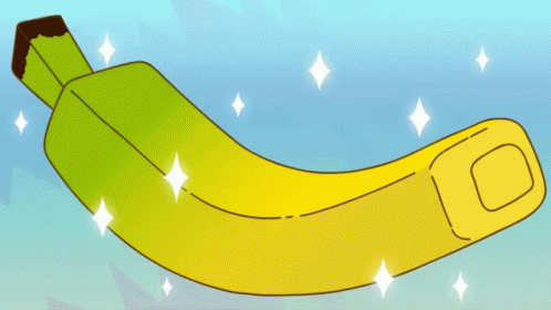 Sparkle Banana GIF
