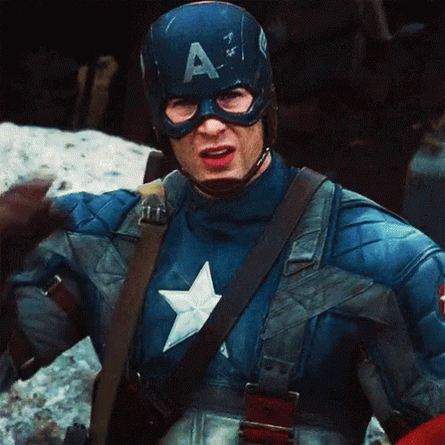 Salute - Captain America GIF - Captain America Salute Chris Evans GIFs