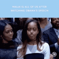 malia is all of us after watching obama 's speech ..