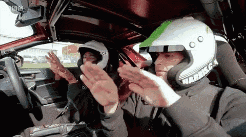 a man wearing a helmet that says ' harrier ' on it